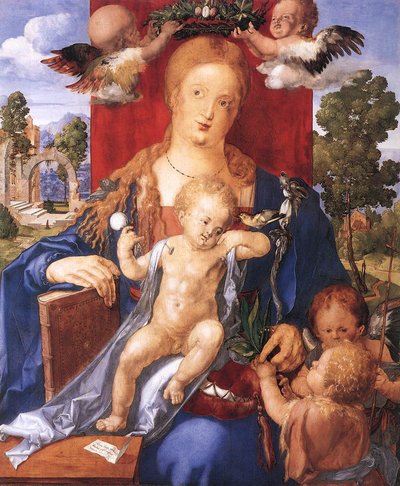 Madonna with the Siskin by Albrecht Dürer